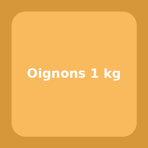 Oignons 1 kg